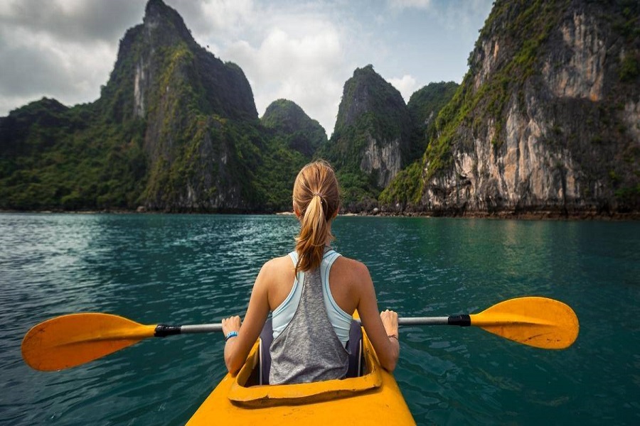 Kayaking adventure on Ganga River in Rishikesh